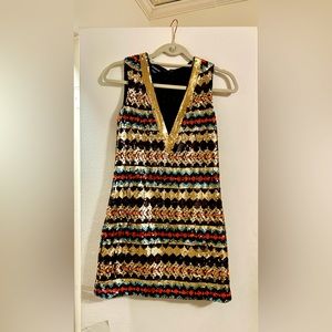 Bebe sequin mini dress
